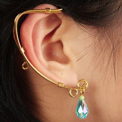 Min-order-is-10-mix-order-Punk-style-Right-Ear-Cuff-Earrings-Christmas-Holiday-Ribbon-jewelry