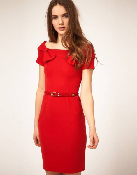 2012-fashion-evening-dress-bow-one-piece-dress-elegant-evening-party-dress-slim-color-red-black