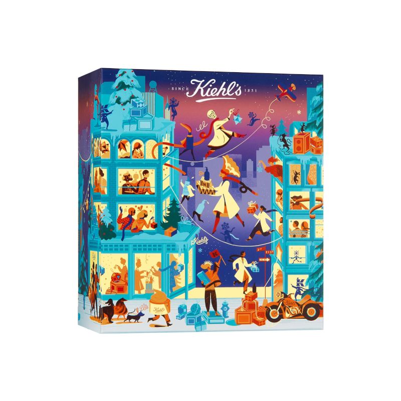 kiehls holiday 2023 advent calendar 3605972895639 front into 2 eretail