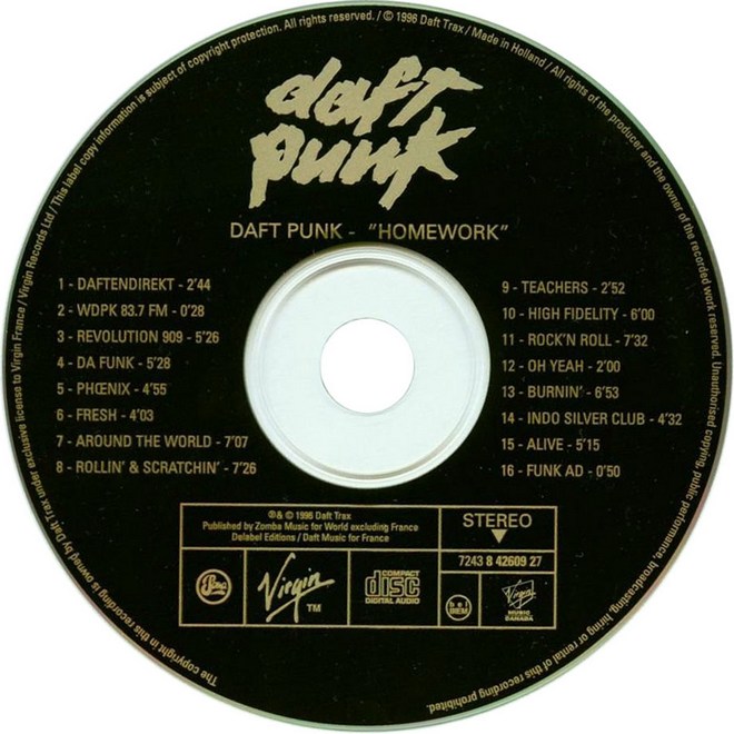 Daft Punk-Homework-CD