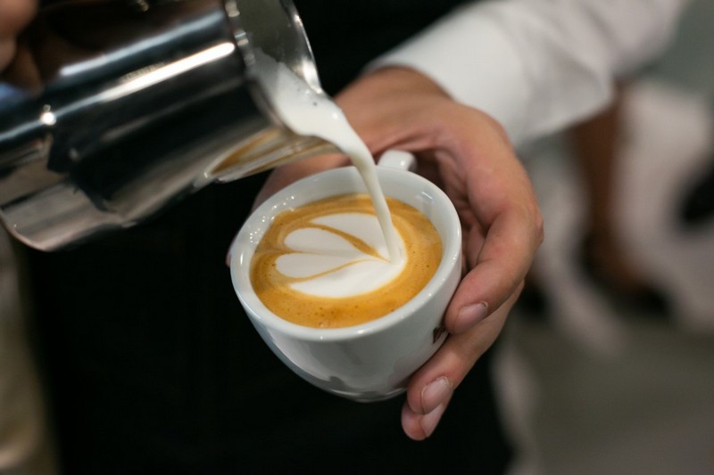 Barcaffe espresso latte art