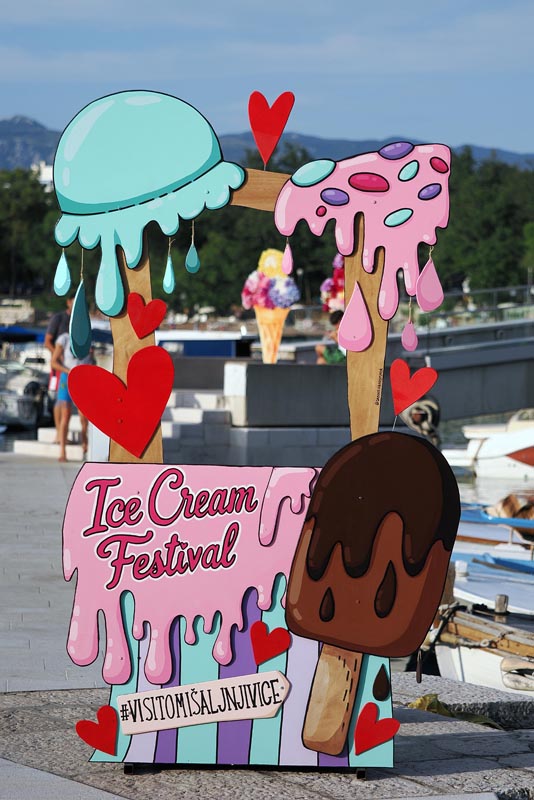 Festival sladoleda u Njivicama na Krku # tjedan gelata, sorbeta i ljetnih deserata