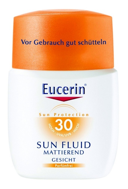 Proizvod Eucerin SUN Fluid za lice SPF 30