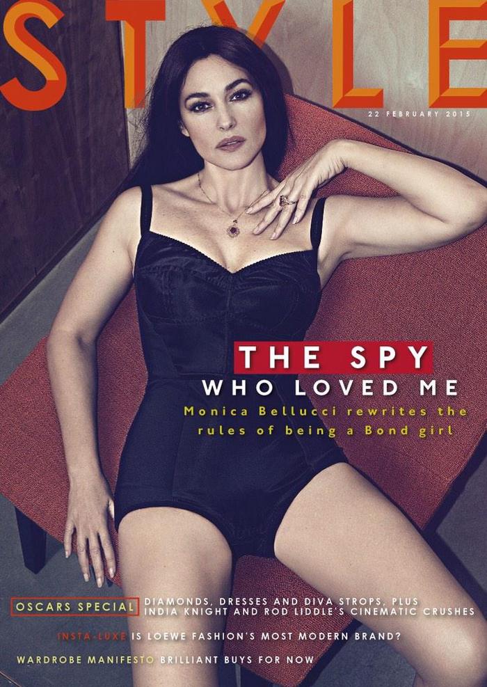 monica bellucci sunday times style february 2015 cover