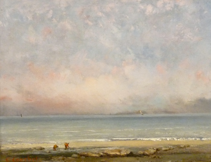 courbet plage a trouville v 1865 0