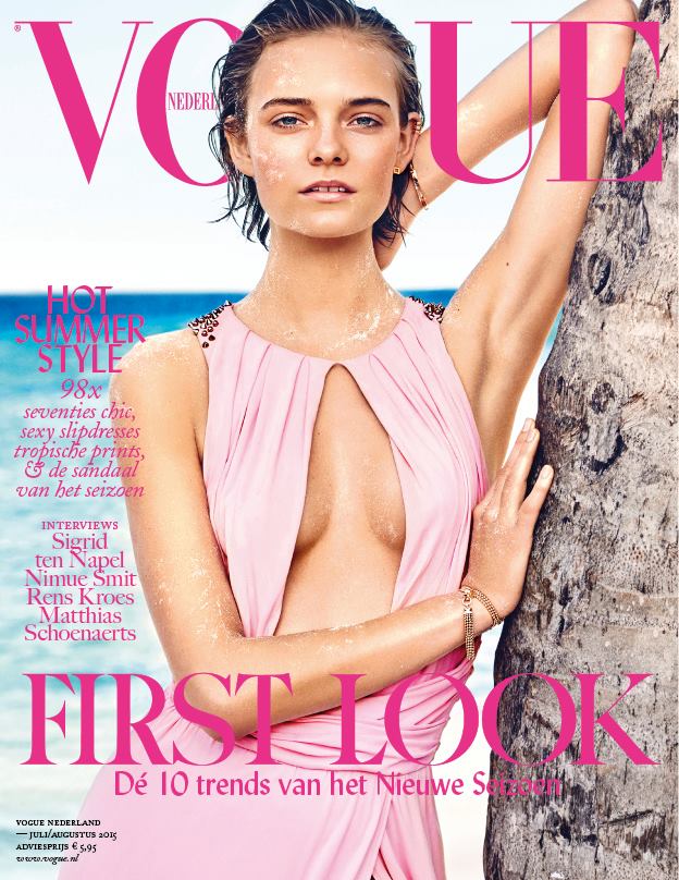 Nimue Smit covers Vogue Netherlands July 2015
