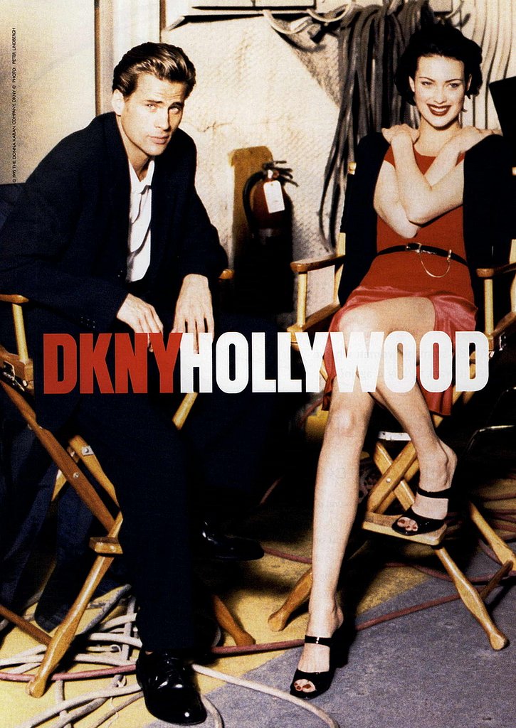 Mark Vanderloo and Shalom Harlow DKNY Spring 1995