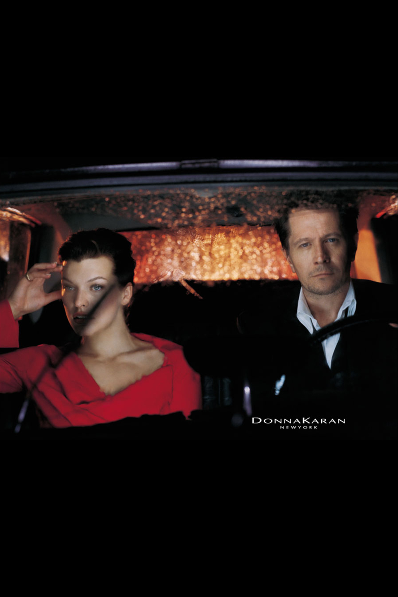 Milla Jovovich and Gary Oldman Donna Karan Fall 2000