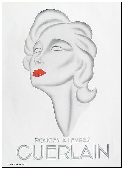 guerlain lipstick vintage ad 1940