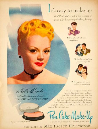 1945-ad-vintage-max-factor-hollywood-pancake-makeup-compact-leslie-brooks-star-original-print-ad 3155152