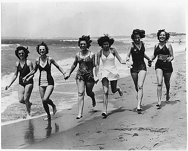 Women in Bathing Suits North Africa 1944
