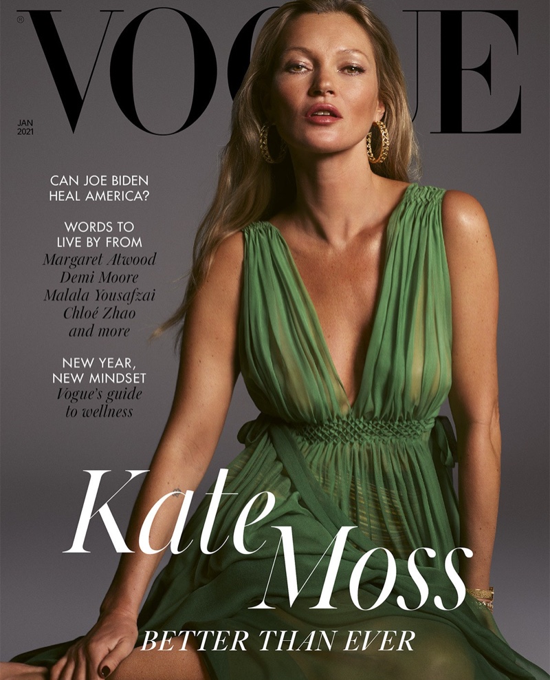 Kate Moss Vogue UK Cover 2020 Photos01
