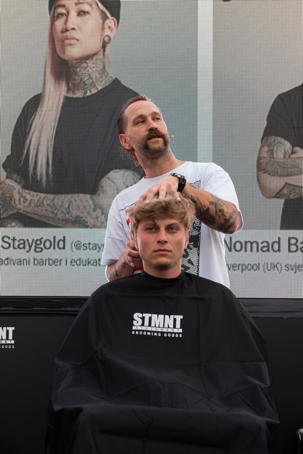 Predstavljanje STMNT grooming brenda Matija Ptic barber shop Gospon Fulir