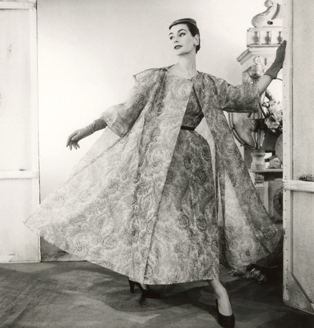 balenciaga vintage gown 1954