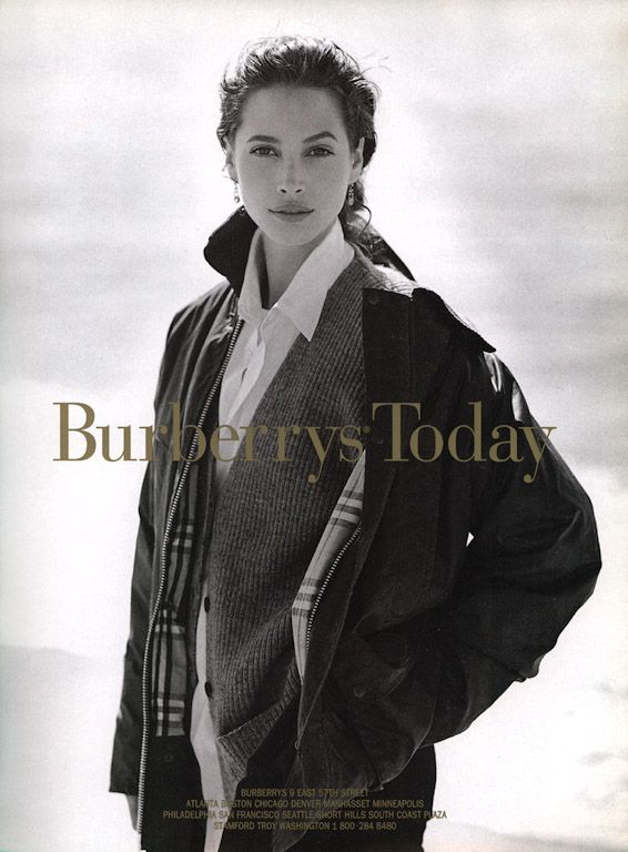burberry ad vintage