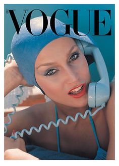 1950s Fashion Swimming Caps in Vogue2