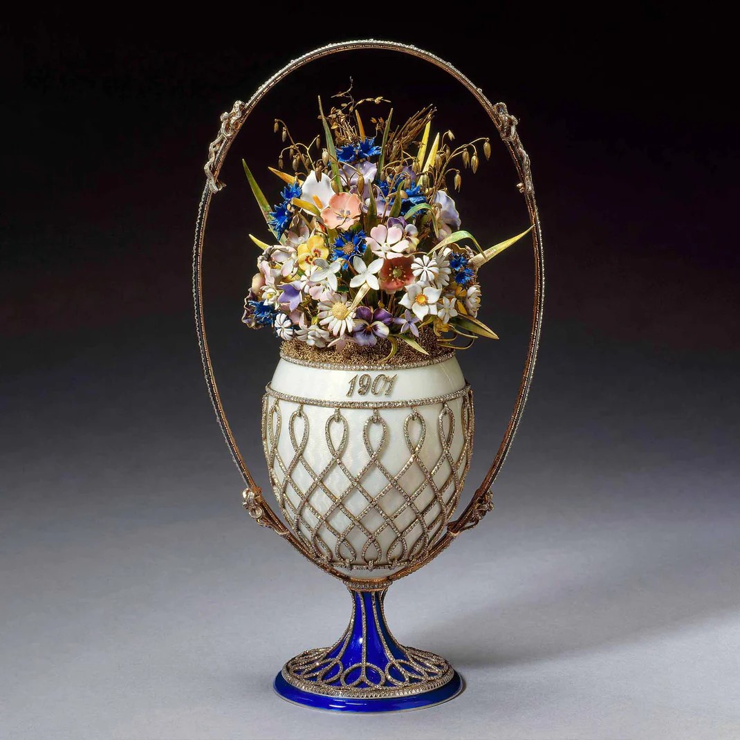 Basket of Flowers Egg